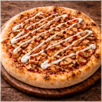 Tomaten, kaas, kipdoner