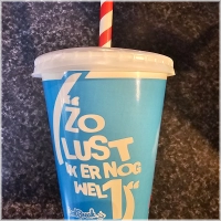 Aardbeien milkshake klein