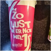 Chocolade milkshake groot