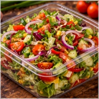 bakje gemengde salade